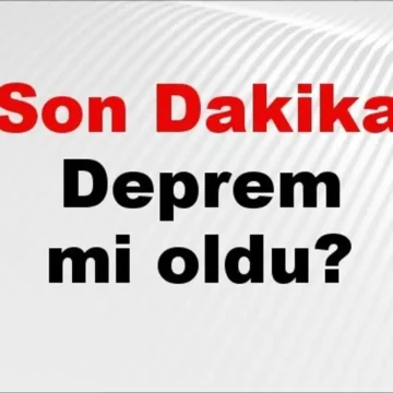AFAD ve Kandilli Rasathanesi son depremler verilerinin yer aldığı sismik aktivite görseli