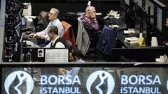 BIST 100 endeksi 16 Eylül'de yüzde 5,54 değer kaybetti. Borsa İstanbul BIST 100 endeks ekranı