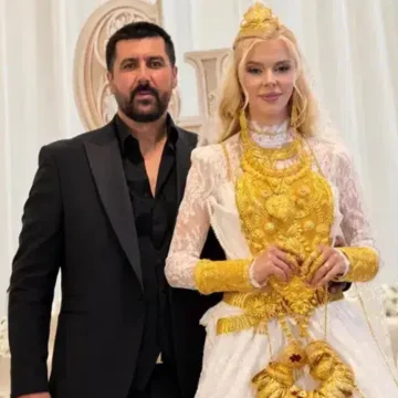 Düğünde takılan 97 parça takının 76'sının altın olmadığı bilirkişi raporuyla belirlendi. Düğün görüntüleriyle gündeme gelen ve altınları sahte çıkan Vanlı Kara Haydar Mehmet Fatih Tançalan'ın haber fotoğrafı