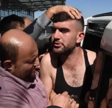 Eskişehir adliyesinde duruşma sonrası açıklama yapan acılı baba Selim Gezgin