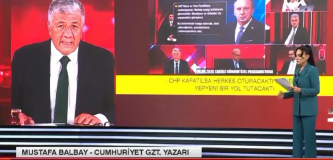 Mustafa Balbay, TV100’deki değerlendirmesinin ardından yazılı açıklama yaptı. Mustafa Balbay TV100 programında konuşma yaparken