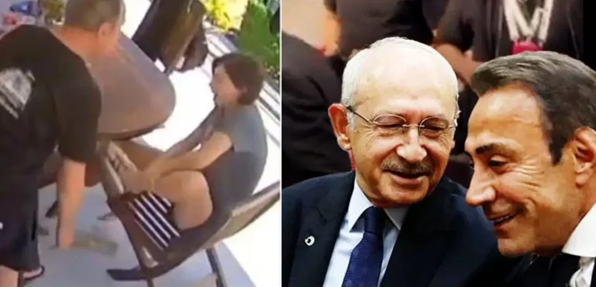 CHP Genel Başkan Yardımcısı Berhan Şimşek'in şiddet uyguladığı görüntüler ortaya çıktı Müstakil evin bahçesinde kadına şiddet anına ilişkin görüntüler