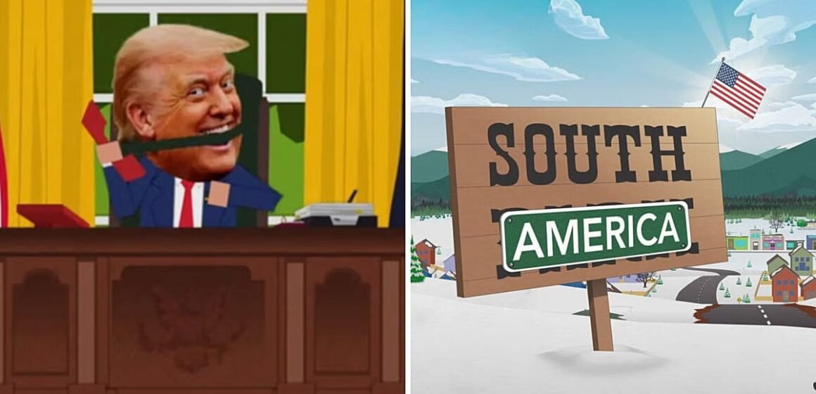 South Park yeni sezonda Trump'ı hedef almaya devam ediyor. South Park animasyonunda Trump karakterini konu alan bir sahne