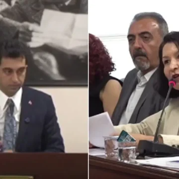 Tuzla Belediye Meclisi oturumunda kürsüden konuşma